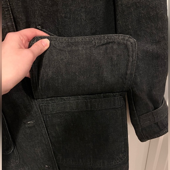 J. Crew Barn Jacket in Black Denim - Picture 6 of 8